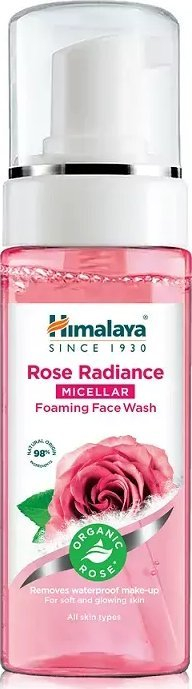 Xhel pastrues fytyre Himalaya Rose Radiance Micellar, organik, 150ml