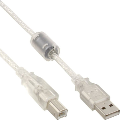 Kabllo USB Gembird CC-USB2-AMBM-5, USB A me USB B, 5 m, e zezë