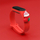 Rrip dore Hurtel Xmas për Xiaomi Mi Band 6 dhe Mi Band 5, silikon, me motiv Santa Claus, i kuq