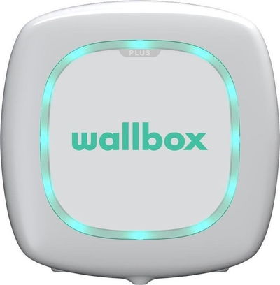 Karikues muri për makina elektrike Wallbox Pulsar Plus, 22 kW AC, kabllo 7 m Type 2, i bardhë
