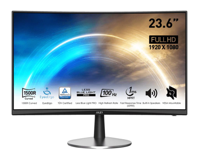 Monitor MSI Pro MP2422C, 23.6", Full HD, 5 ms, i zi