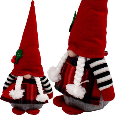 Figurinë zbukuruese Saska Christmas Gnome Dwarf, 30cm, për Krishtlindje