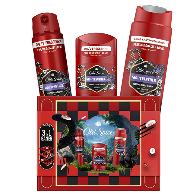 Set dhuratë për trup Old Spice, xhel dushi 250 ml + deodorant 150 ml + 50 ml