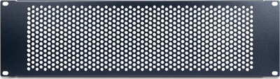 Panel i verbër rack Inter-Tech 88887320, për kabinet serverik, i zi