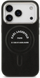 Mbulesë telefoni Karl Lagerfeld Leather Karl RSG Logo MagSafe, për iPhone 17 Pro Max, e zezë