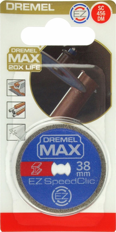 Диск за сечење метал Dremel Max SC456DM EZ SpeedClic, 38mm, 1 парче
