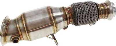 Downpipe TurboWorks BMW F10 F11 F18 520i 528i, çelik inox, performancë sportive