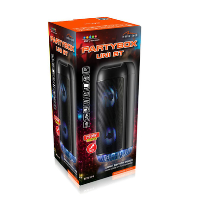 Altoparlant Media-Tech Partybox Uni BT MT3174, Bluetooth, i zi