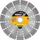 Disk diamant Samedia ShoXX MX13, 230mm, vrimë 22mm, gri