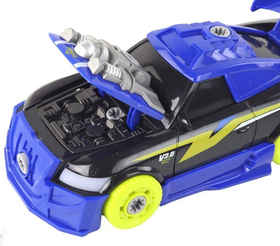 Makina lodër Leantoys Take Apart, me vida, drita edhe zëra, blu