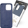 Mbrojtëse telefoni RhinoTech MAGcase Origin Pro për iPhone 15 Pro Max, silikoni, MagSafe, blu navy