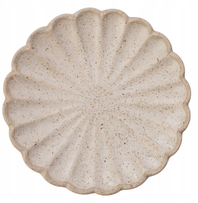 Pjatë ëmbëlsire Verlo LESS, porcelan, 10 cm, bezhë