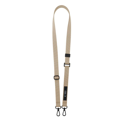 Rrip telefoni Tech-Protect C6S Rope Crossbody, i rregullueshëm, komplet 2 më 1, bezhë