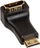 Adapter AV InLine, HDMI Mini në HDMI, këndor, i zi