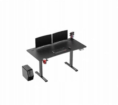 Играчка маса ULTRADESK Level V2, електрична, 140x68 cm, црна
