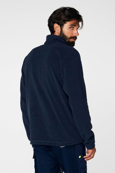 Bluzë flis Helly Hansen Workwear Oxford Light për burra, Polartec e lehtë, blu navy