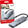 Hub USB Type-C Genius UH-500, HDMI 4K 60Hz, 100W PD, argjendtë