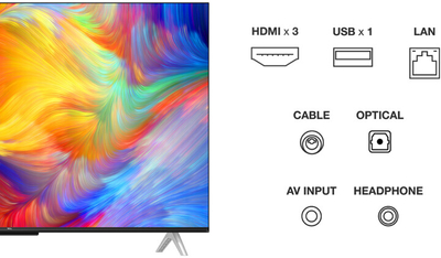 TV TCL 65P638 - 65" (164cm), 4K UHD, i zi