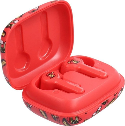 Kufje pa kabllo Monster Jellie Steven YLFS-06BT, Bluetooth 5.0, TWS, të kuqe