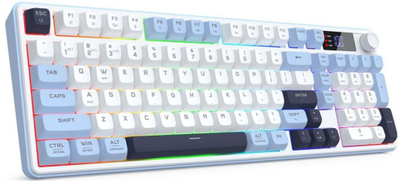 Tastiera Redragon Aria Pro K527WBL-PRO, membranore, RGB, e bardhë