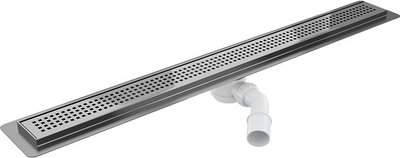 Kanal linear dushi Wiper Premium Ponente, 60cm, inoks, argjendtë