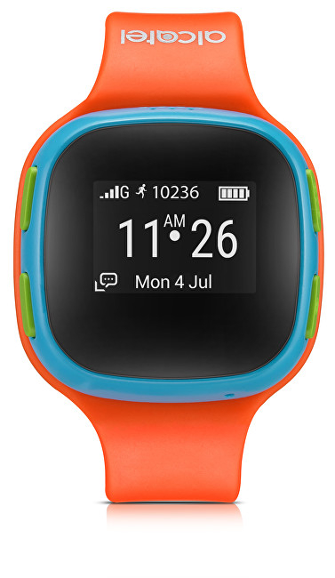 Orë e mençur GPS Move the Time Alcatel, portokalli/blu