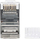 Konektor rrjeti Pro Line Cat6 RJ45 STP, 90 copë, gri