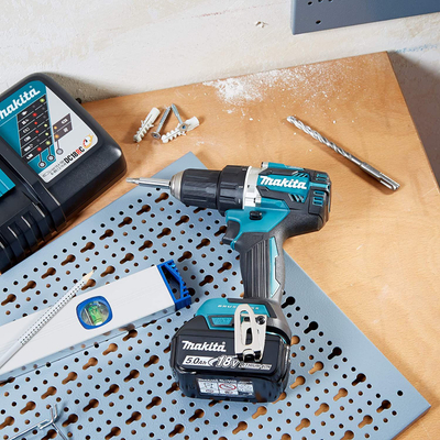 Trapano kaçavidë Makita DDF484RTJ, 18V, 2x bateri 5Ah, brushless