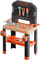 Punëtori lodër Smoby Black and Decker Bricolo, 88 cm, me gjithë aksesorë, portokalli me të zezë