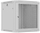 Kабинет рек за ѕид Ланберг 19" 12U, 600x600 mm, перфорирана врата, сива