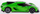 Makina lodër Kinsmart Koenigsegg Jesko Absolut, die-cast, pull back, jeshile