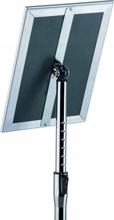 Стоечки држач за постер Durable Snap Frame A4, прилагодлив, алуминиумски, сребрен