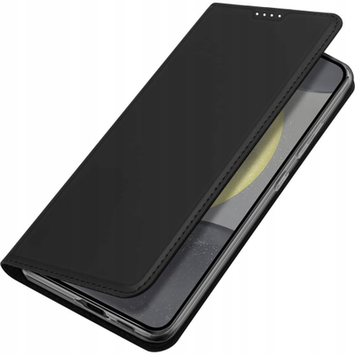 Мобилна маска DUX DUCIS Samsung Galaxy S24 FE Skin Pro Series, со држач, со џеб за картички, црна