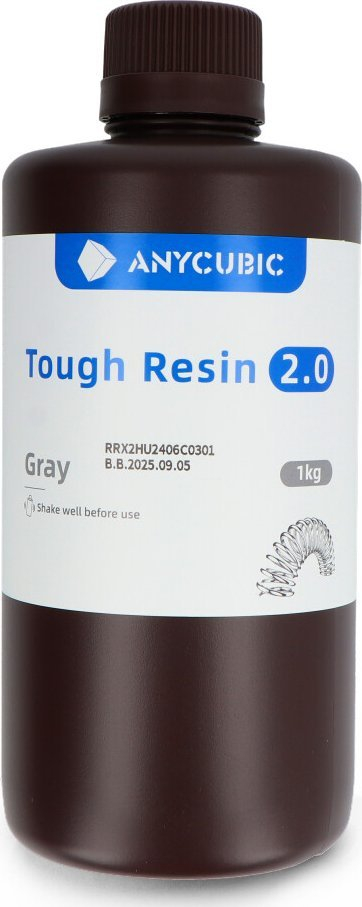 Rrëshirë për printer 3D Anycubic Tough Resin 2.0, 1kg
