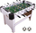 Tavolinë fussball Enero Foosball Game Table, me numërues rezultati, për 2 deri 4 lojtarë, e bardhë