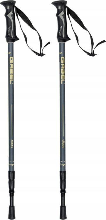Shkopinj trekking Gabel Cilaos, 68 142cm, alumin, gri