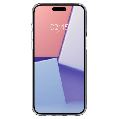 Këllëf telefoni Spigen Air Skin Hybrid për iPhone 15 Pro Max 6.7", transparent