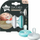 Qetësues për bebe Tommee Tippee Closer to Nature, silikon, 6–18 muaj, set me 2 copë, i bardhë me blu