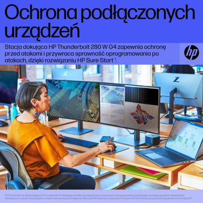 Docking Station HP Thunderbolt 4, 280W, i zi