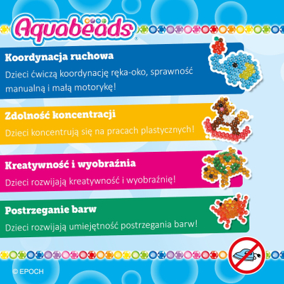 Set rruaza Aquabeads Pastel Fairy Tale, mbi 600 rruaza, shabllone dizajni, shumëngjyrësh