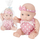 Kukull bebe Mega Creative Baby Mibebe, 20cm, plastikë edhe tekstil, ngjyra mikse