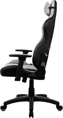 Karrige gaming Arozzi Avanti me stof të butë, ergonomike, gri e çelët