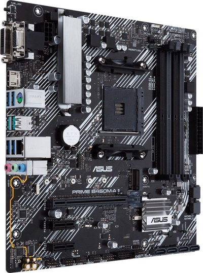Pllakë mëmë ASUS Prime B450M-A II, AMD B450, Socket AM4, 4 slote, Micro ATX
