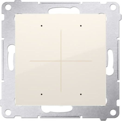 Modul smart Kontakt-Simon Simon 54 GO Button DEK1W.01/41, 30 veprime, WiFi 230V, ngjyrë krem
