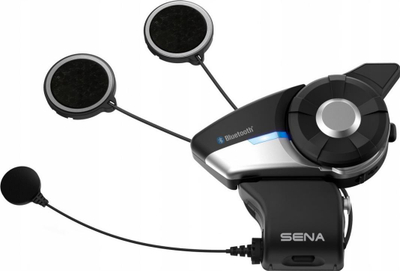 Kufje motoçiklete Sena 20S Evo Duo, Bluetooth, set për 2 veta, të zeza
