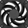 Ventilator kaste PC Fractal Design Momentum 12, 120 mm, PWM, i zi