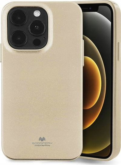 Maskë telefoni Mercury Jelly për iPhone 15 Pro Max, 6.7\", gold