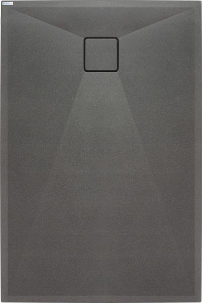 Tabaka dushi Deante Correo Rectangular Granite, 120x70 cm, anthracite titanium