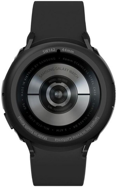 Mbrojtëse Spigen Liquid Air për Samsung Galaxy Watch 4 44mm, e zezë
