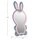 Pasqyrë statike fëmijë Bunny 80x162Hcm (HM4489.02), rozë/ kaltër/ zezë